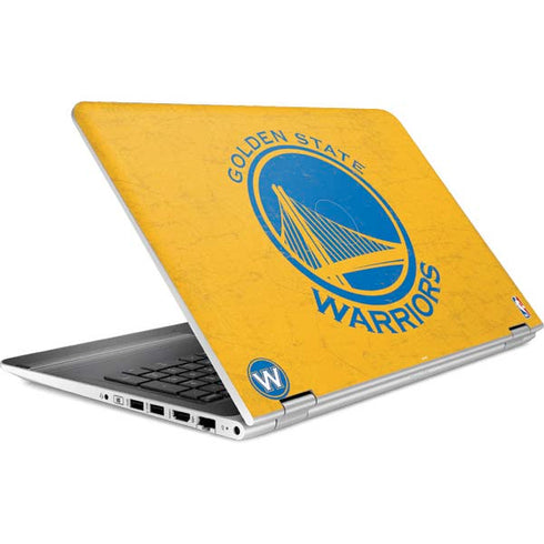 NBA Golden State Warriors Distressed HP Pavilion Skin